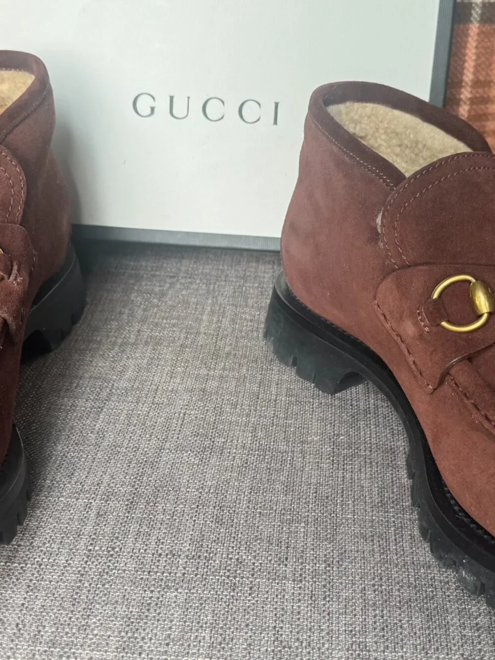 GUCCI Horsebit Chukka/Ankle slip-on...Men size 10.5